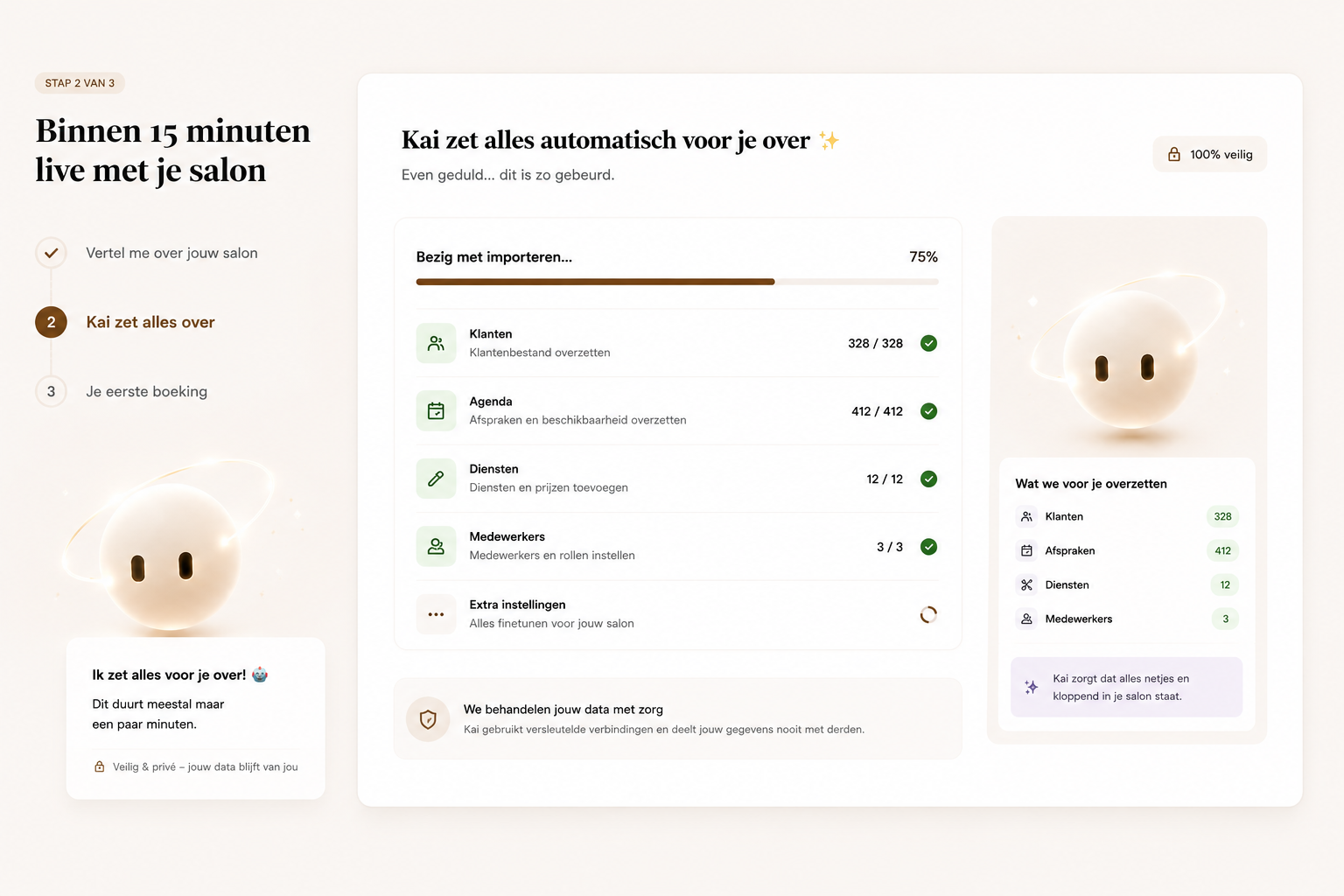 Klanten importeren in Kronr